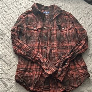 George Red and Black Checkered Shirt
